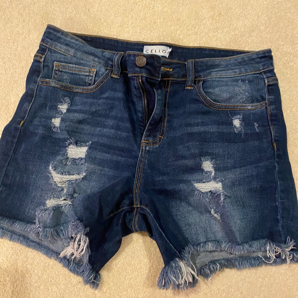 Jean shorts size large